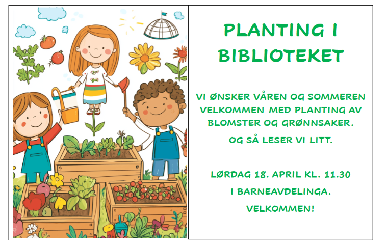 Planting i biblioteket 🌱