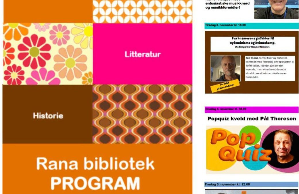 70-tallsuke på Rana bibliotek 2.-6. november